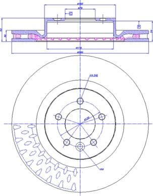 CAR 142.1394 - Спирачен диск vvparts.bg