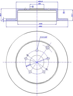 CAR 142.1351 - Спирачен диск vvparts.bg