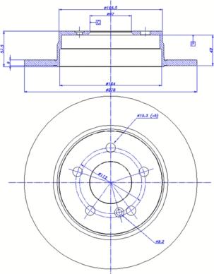 CAR 142.1362 - Спирачен диск vvparts.bg