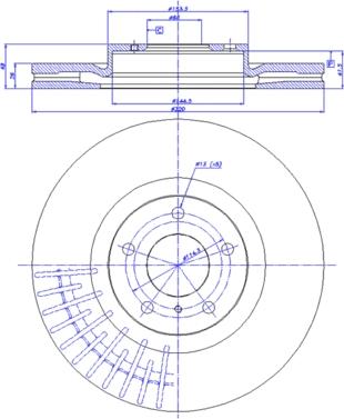 CAR 142.1324 - Спирачен диск vvparts.bg