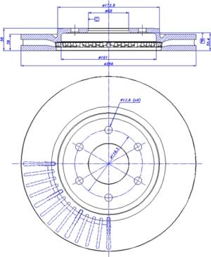 CAR 142.1322 - Спирачен диск vvparts.bg