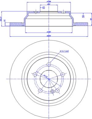 CAR 142.1370 - Спирачен диск vvparts.bg