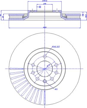 CAR 142.1249 - Спирачен диск vvparts.bg