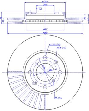 CAR 142.1255 - Спирачен диск vvparts.bg