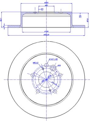 CAR 142.1257 - Спирачен диск vvparts.bg