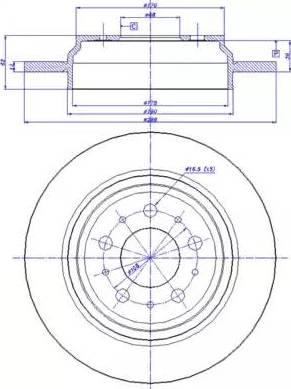 CAR 142.1260 - Спирачен диск vvparts.bg