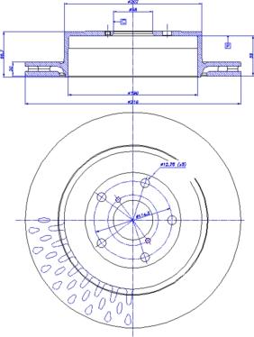 CAR 142.1268 - Спирачен диск vvparts.bg