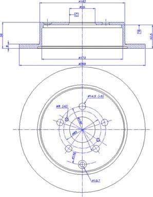 CAR 142.1204 - Спирачен диск vvparts.bg