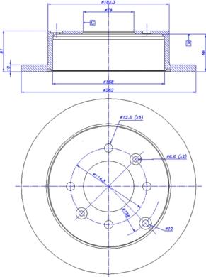 CAR 142.1211 - Спирачен диск vvparts.bg