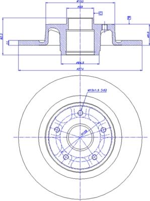 CAR 142.1217 - Спирачен диск vvparts.bg