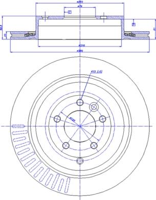 CAR 142.1285 - Спирачен диск vvparts.bg