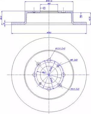 CAR 142.1239 - Спирачен диск vvparts.bg