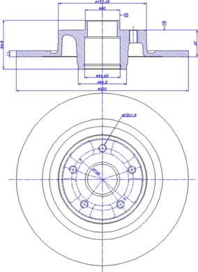 CAR 142.1230 - Спирачен диск vvparts.bg