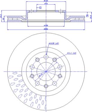 CAR 142.1228 - Спирачен диск vvparts.bg