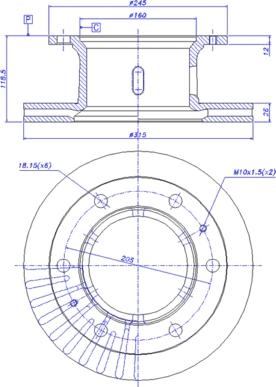 CAR 142.179 - Спирачен диск vvparts.bg