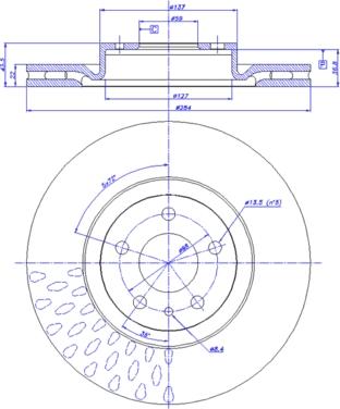 CAR 142.1742 - Спирачен диск vvparts.bg