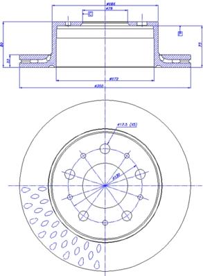 CAR 142.1750 - Спирачен диск vvparts.bg