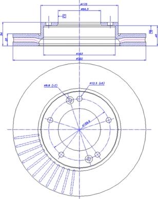 CAR 142.1762 - Спирачен диск vvparts.bg