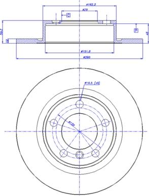 CAR 142.1704 - Спирачен диск vvparts.bg