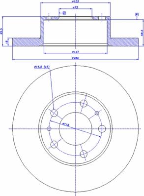 CAR 142.172 - Спирачен диск vvparts.bg