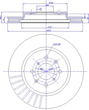 CAR 142.1779 - Спирачен диск vvparts.bg