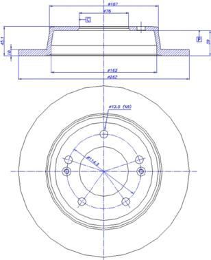 CAR 142.1778 - Спирачен диск vvparts.bg