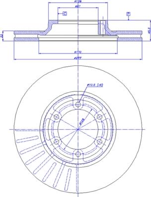 CAR 142.846 - Спирачен диск vvparts.bg