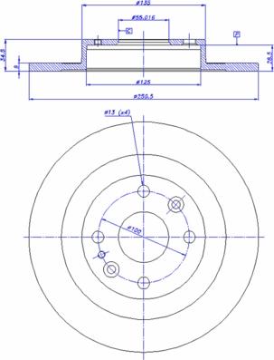 CAR 142.861 - Спирачен диск vvparts.bg