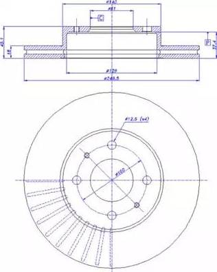 CAR 142.803 - Спирачен диск vvparts.bg