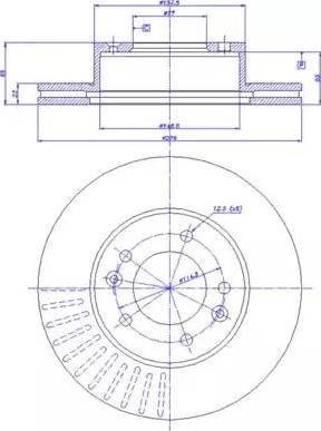 CAR 142.825 - Спирачен диск vvparts.bg