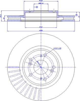 CAR 142.340 - Спирачен диск vvparts.bg