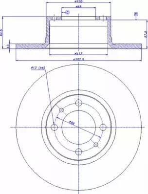 CAR 142.350 - Спирачен диск vvparts.bg