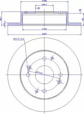 CAR 142.306 - Спирачен диск vvparts.bg