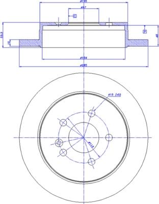 CAR 142.389 - Спирачен диск vvparts.bg