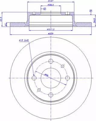 CAR 142.371 - Спирачен диск vvparts.bg