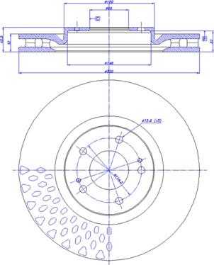 CAR 142.373 - Спирачен диск vvparts.bg