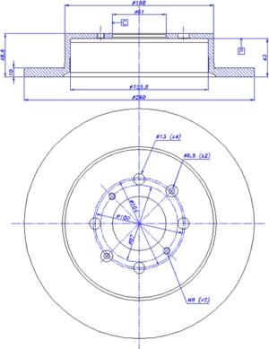 CAR 142.295 - Спирачен диск vvparts.bg