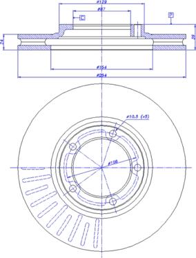 CAR 142.293 - Спирачен диск vvparts.bg