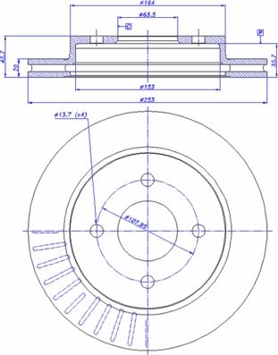 CAR 142.248 - Спирачен диск vvparts.bg