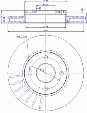 CAR 142.247 - Спирачен диск vvparts.bg