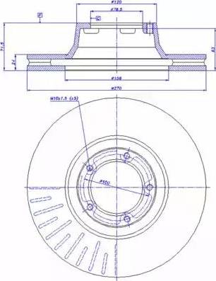 CAR 142.253 - Спирачен диск vvparts.bg