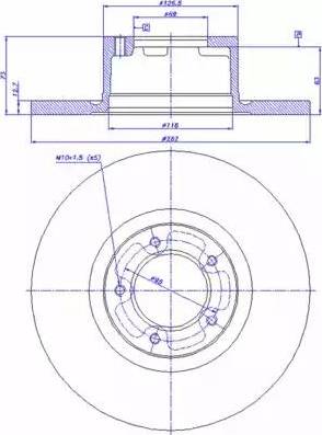 CAR 142.264 - Спирачен диск vvparts.bg