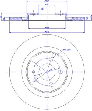 CAR 142.206 - Спирачен диск vvparts.bg