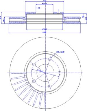 CAR 142.214 - Спирачен диск vvparts.bg