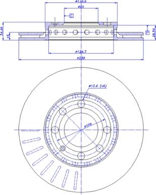 CAR 142.285 - Спирачен диск vvparts.bg