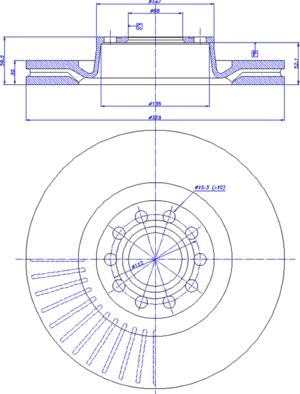 CAR 142.288 - Спирачен диск vvparts.bg