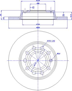 CAR 142.287 - Спирачен диск vvparts.bg