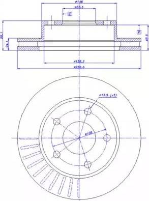 CAR 142.231 - Спирачен диск vvparts.bg