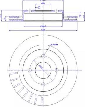 CAR 142.233 - Спирачен диск vvparts.bg