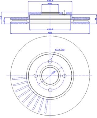 CAR 142.225 - Спирачен диск vvparts.bg